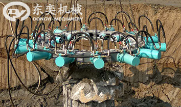 專業截除預制水泥樁頭現場 BYMK180S截樁機